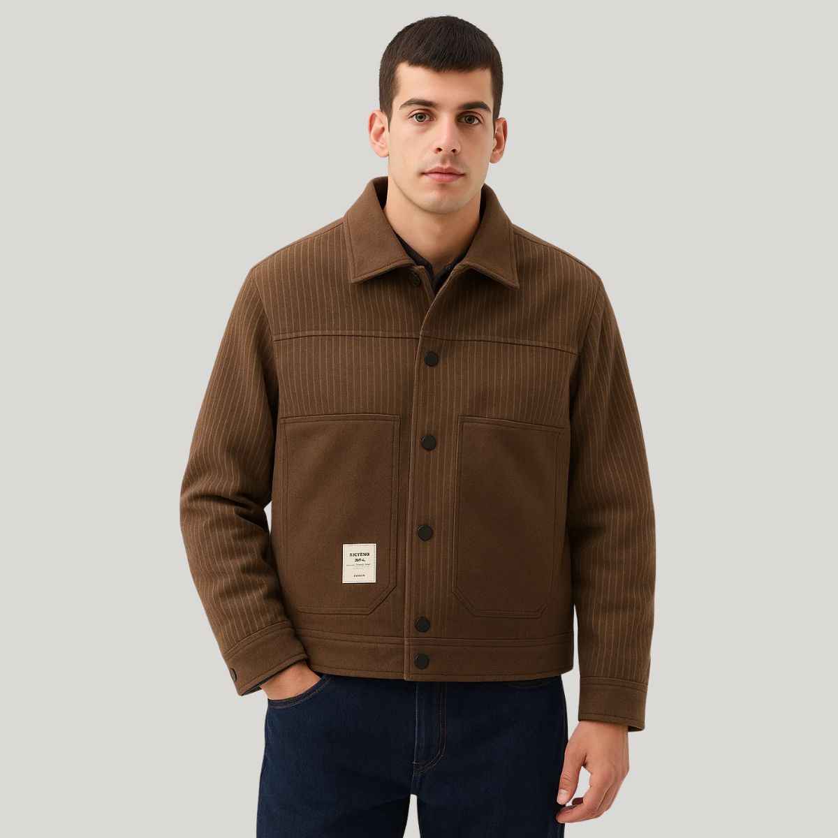 Old Money Style Warm Breeze Jacket (A-3872)