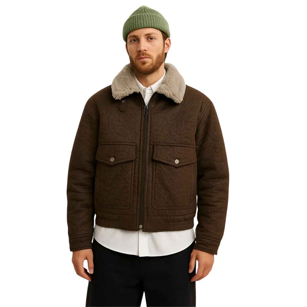 Warm Breeze Premium Suede Jacket (A-3779)