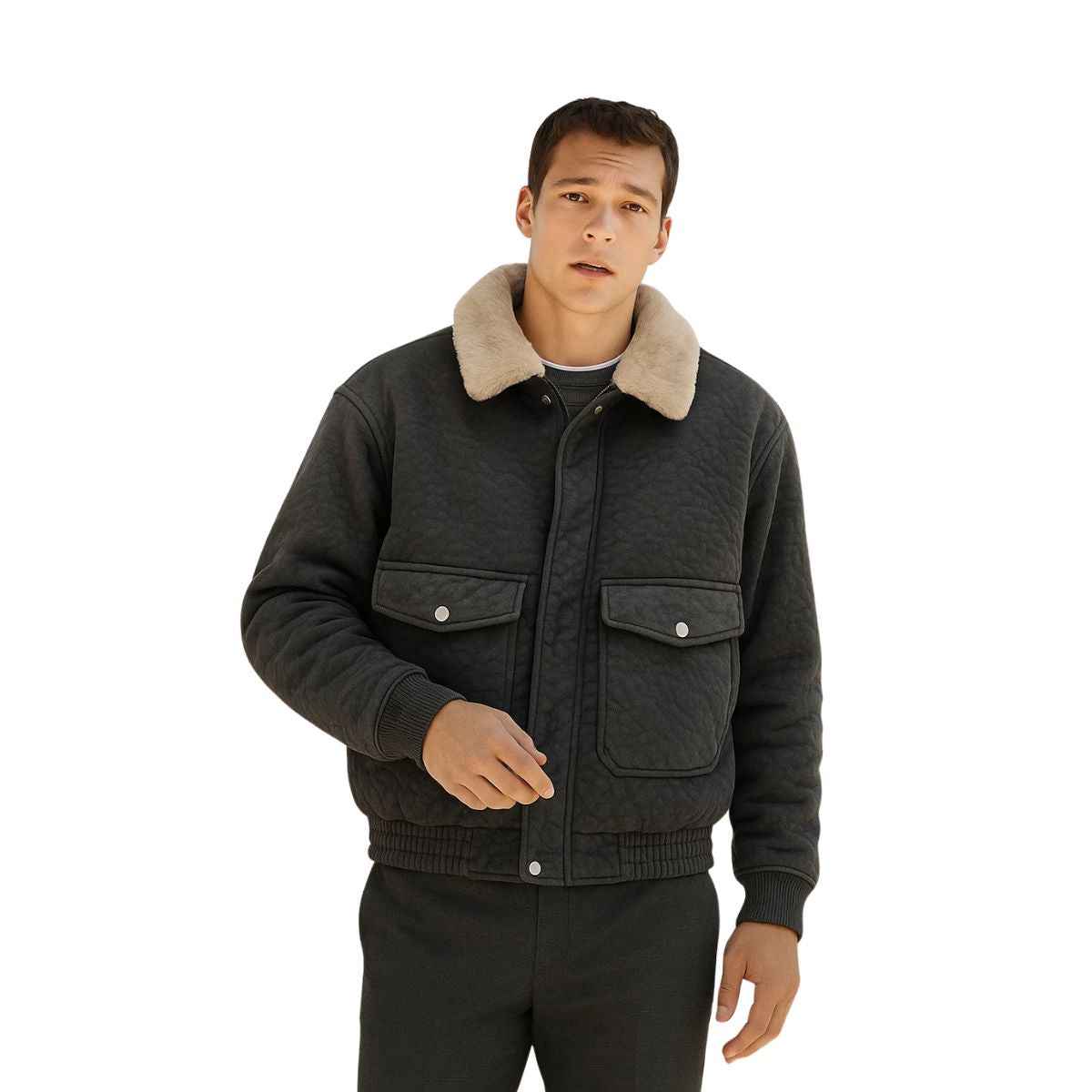 Warm Breeze Premium Suede Jacket (A-3779)