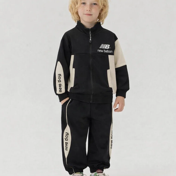 Boys Double Contrast Co-Ord Set (A-3878)