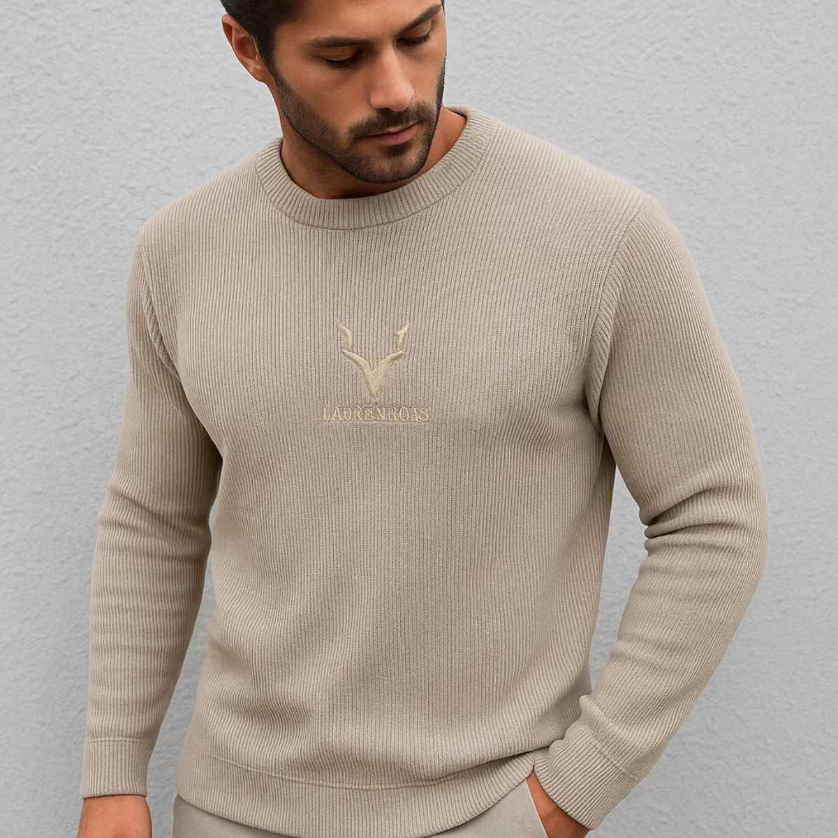 Markhor Embroidery Imported  Sweat Shirt (A-2747)