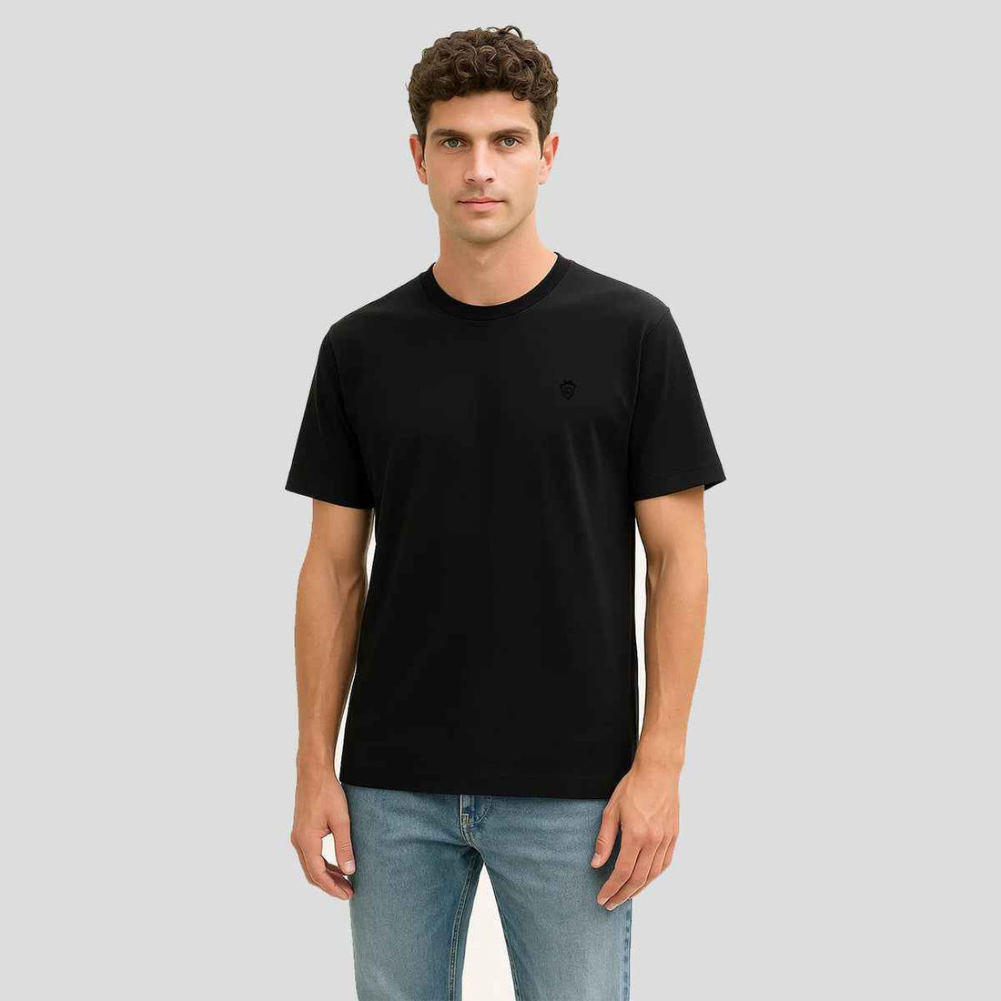 Mens Jarsey Round Neck T-Shirt (A-3410)