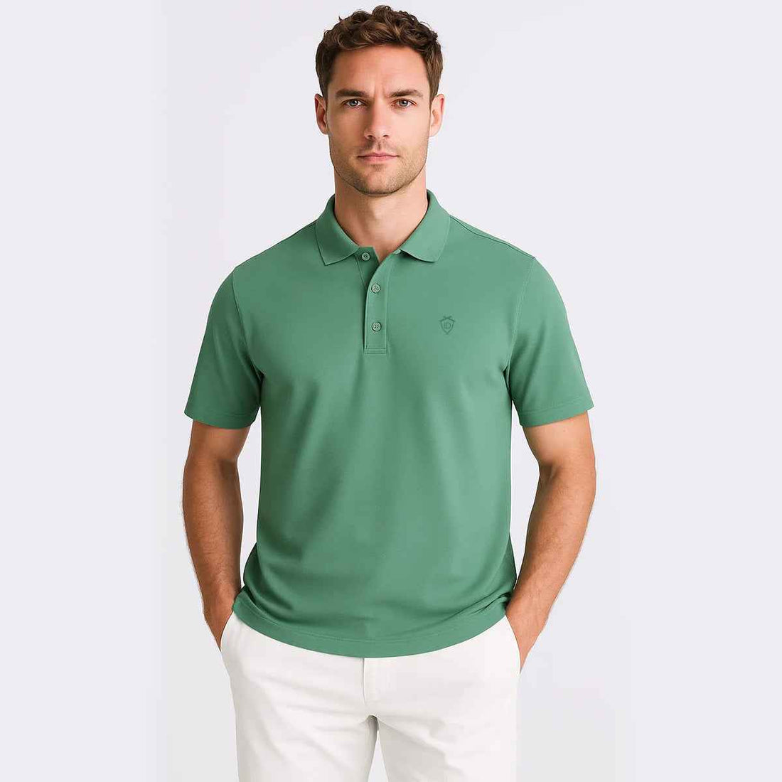 Mens Imported Plan Polo (A-3406)