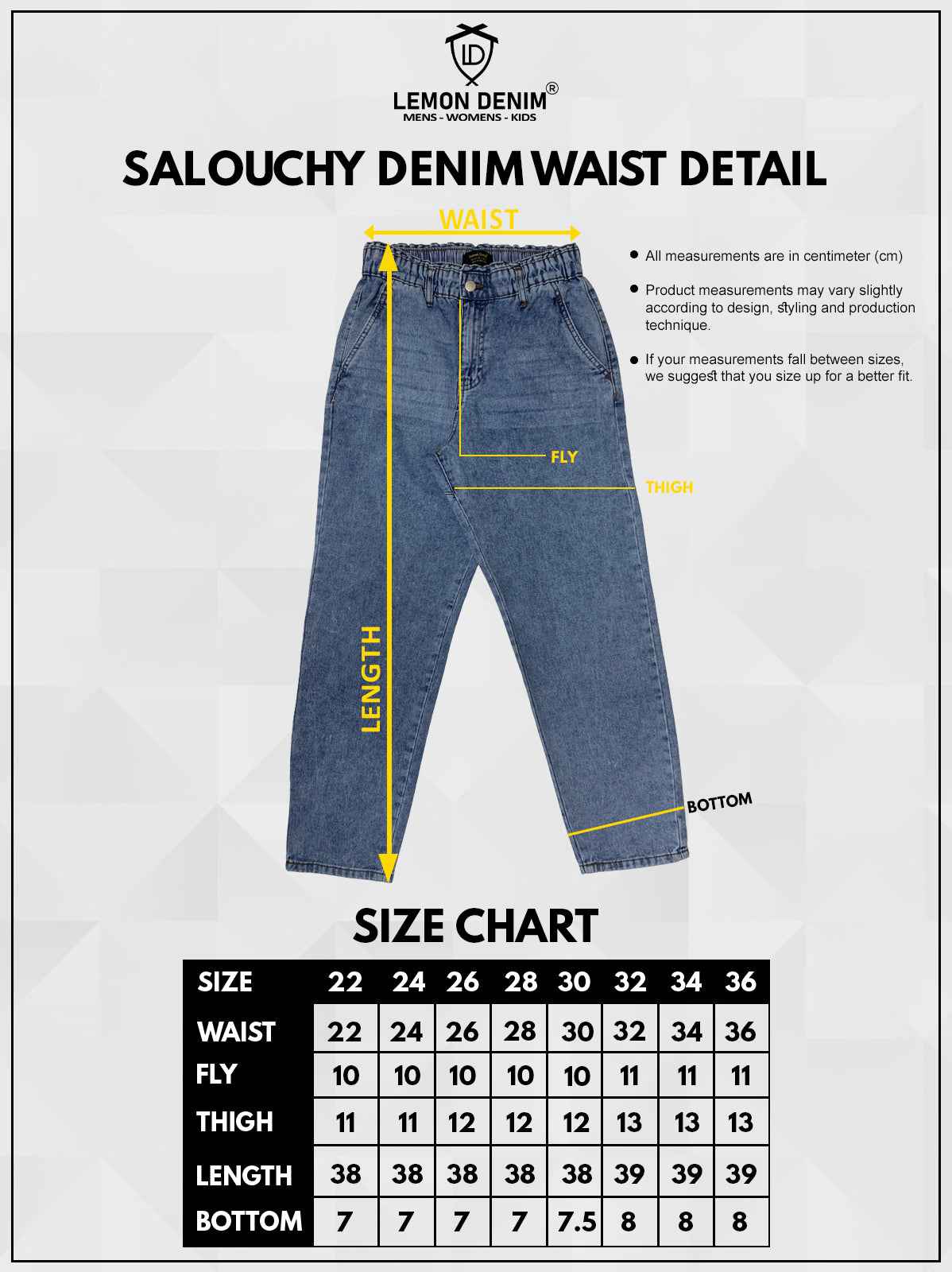 Salouchy Denim Waist Detail A-2945